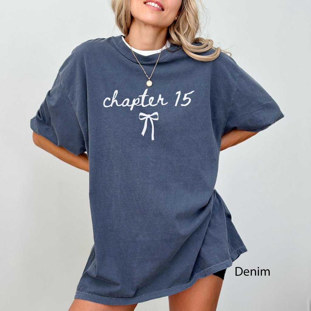 Comfort Colors® 15th Birthday Shirt Coquette Shirt Birthday Girl Shirt Feliz Cumpleanos Sweet 15 Gift Shirt Coquette Bow Fifteenth Birthday