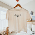 Custom Sweet 16 Shirt 16th Birthday Gift For Teen Girl Comfort Colors Boxy Tee Crop Top Book Lover Tee Personalized Chapter 16 Party Shirt