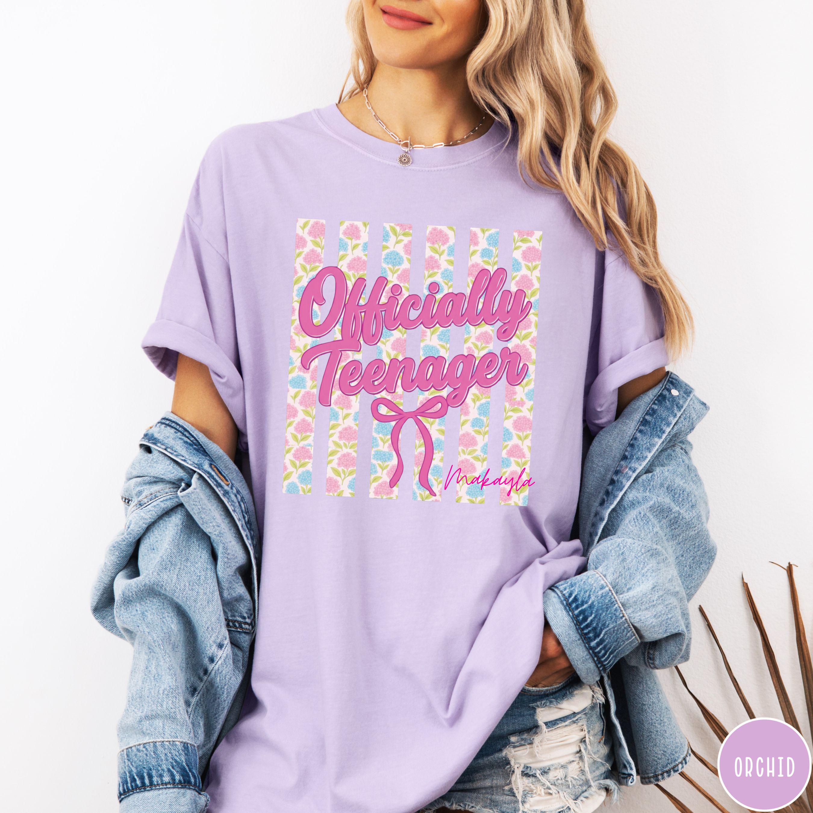 16 Birthday Girl T shirt, Trendy Sweet Sixteen girl trending gift, birthday party t shirt custom name, Personalized tee 16th birthday